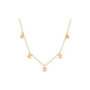 CELINE Brass, Nickel Free Necklaces Women's Gold