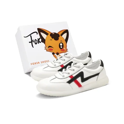 FOXER Anti Slip And Wear Resistant Lightweight Low Top Skateboard Shoes Women's Beige Black