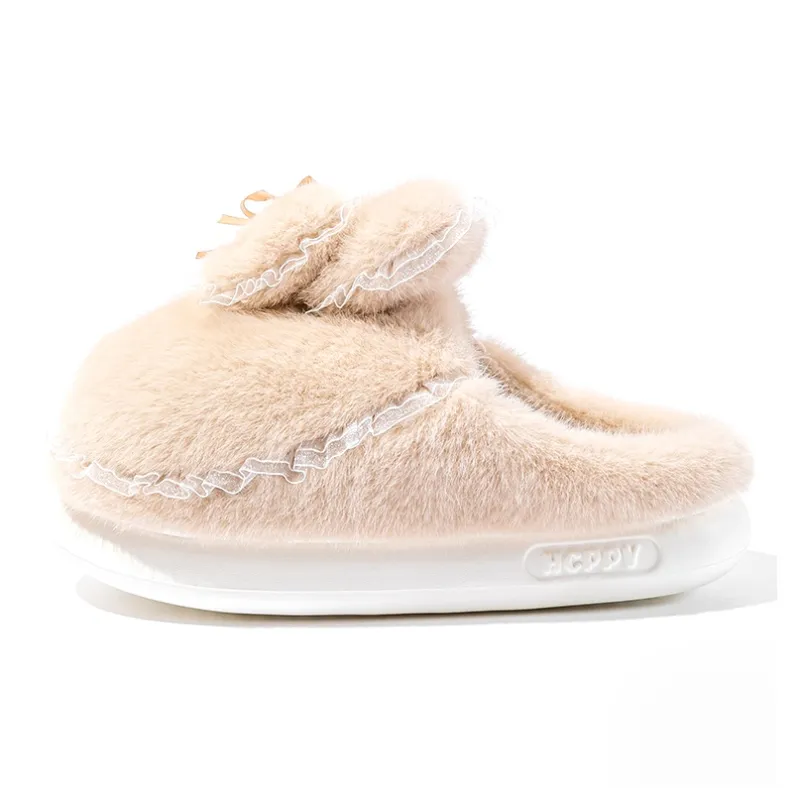 Darcy Sen Home Slippers Gray/Ecru/Apricot-8