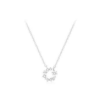 JOLLY NOTE Sterling Silver Necklaces Women's Good Luck