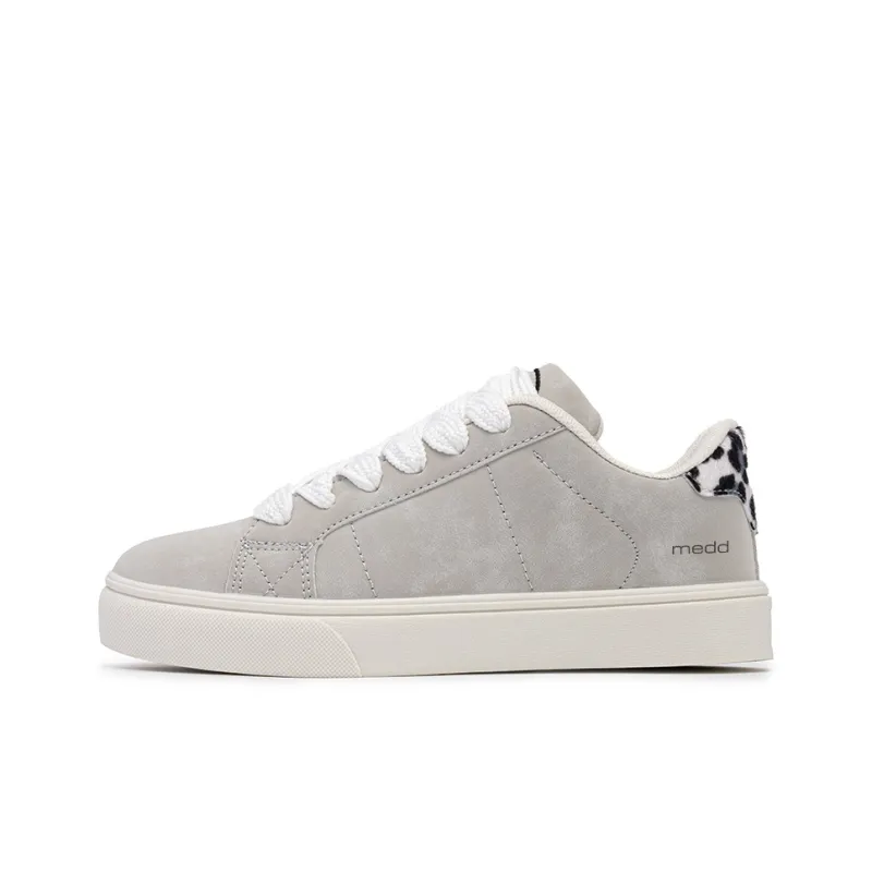 Medd Puffy Shoes Slip Resistant Height Increasing Low Top Skateboard Shoes Unisex Box-32