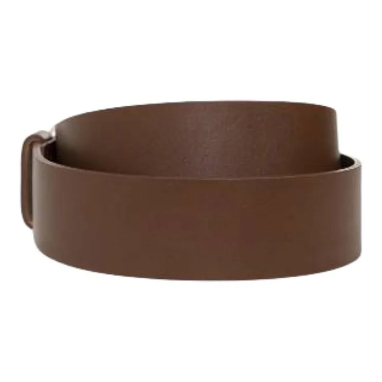 Carhartt WIP Leather Leather Belts Men's Brown Width: 4CM-1