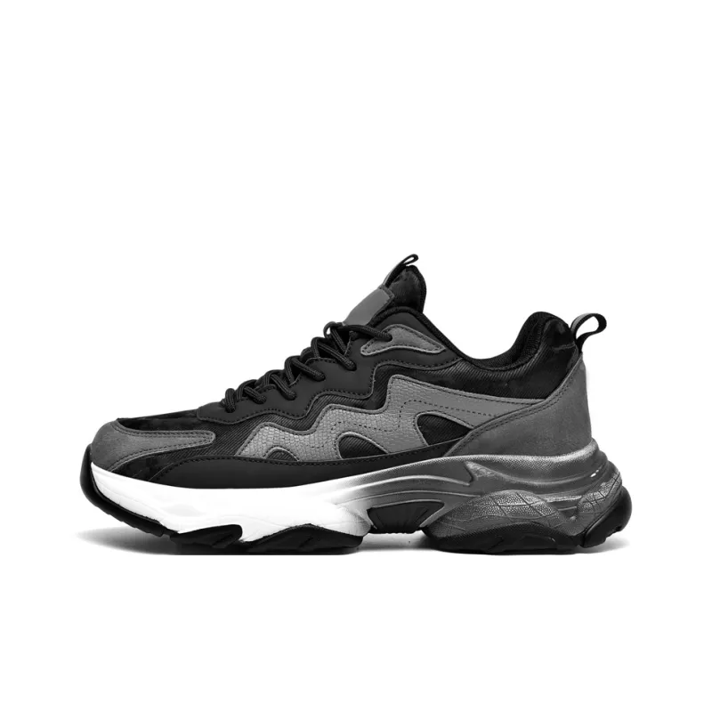 MUSNODO Cushioning, Slip Resistant, And Abrasion Resistant Low Top Casual Running Shoes Men's Black Purple Green-7