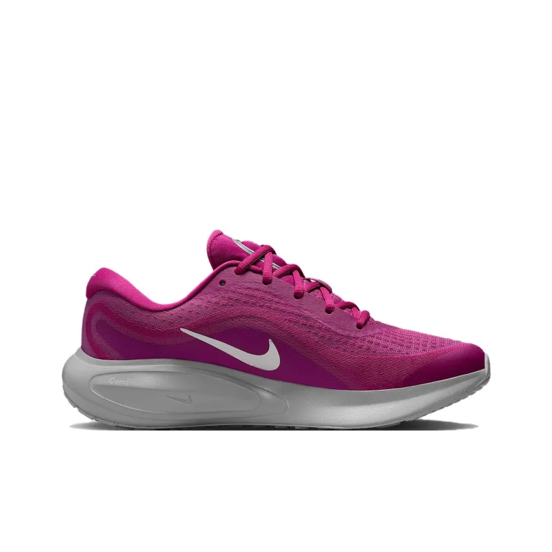 Nike Journey Run Anti Slip Wear Resistant Low Top Running Shoes Women's Purple Gray Silver-1