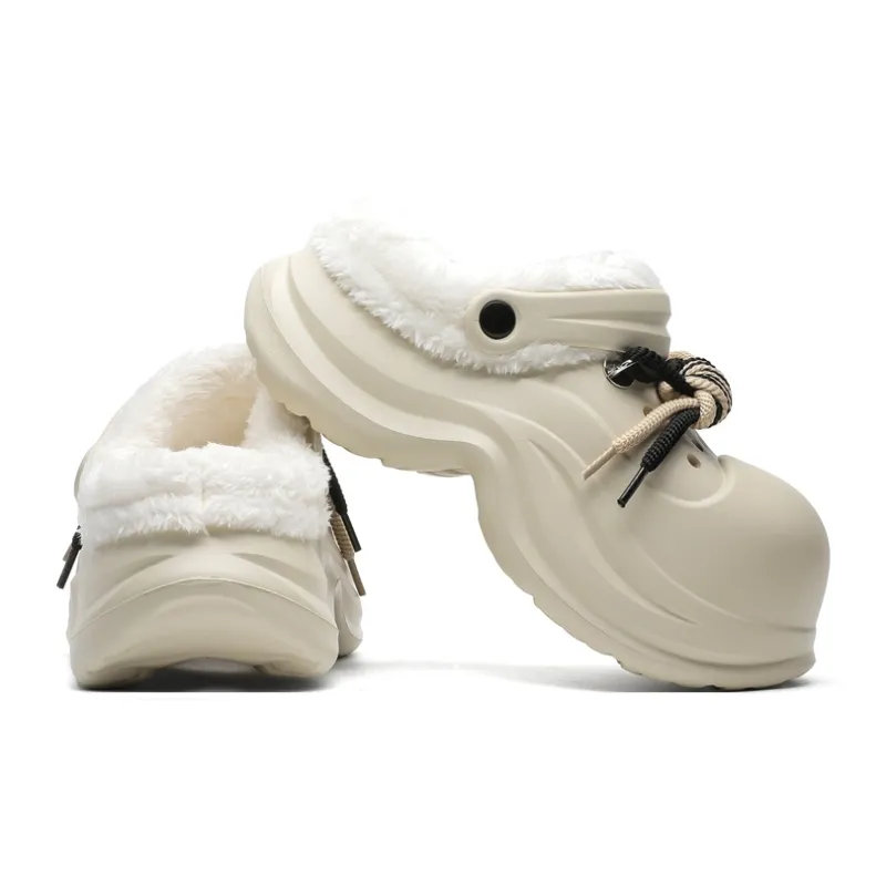 Darcy Sen Cotton Slippers Sand/black/white-3