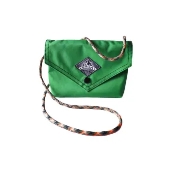 GAGA EQUIPMENT Nylon Fabric Envelope Bag Crossbody Bag Shoulder Bag Mini Unisex Grass Green