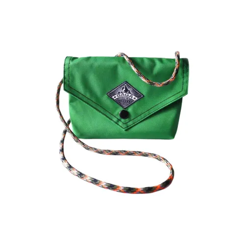GAGA EQUIPMENT Nylon Fabric Envelope Bag Shoulder Bag Crossbody Bag Mini Unisex Red