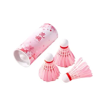 MBFISH Duck Feather Shuttlecock 3 Pack 6 Pack Duck Feather Everyday Shuttlecocks
