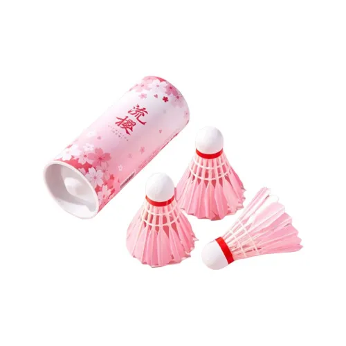 MBFISH Duck Feather Shuttlecock 3 Pack 6 Pack Duck Feather Everyday Shuttlecocks