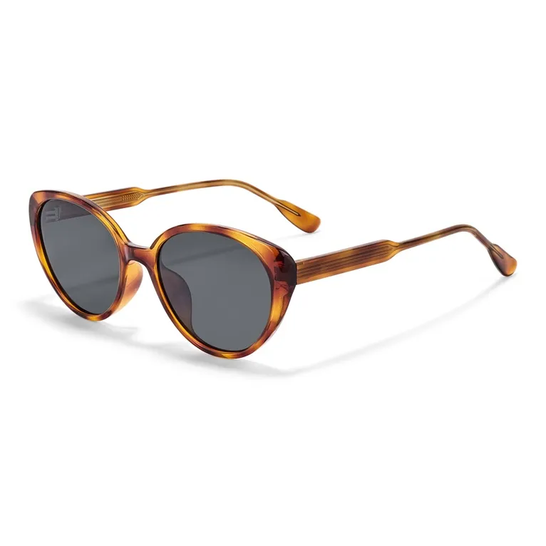 Sagawa TR/Memory Plastic Plate Frame Cat Eye Sunglasses Unisex-0
