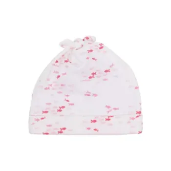 EMPORIO ARMANI Cotton Fabric Hats & Caps Kids' Blush Pink