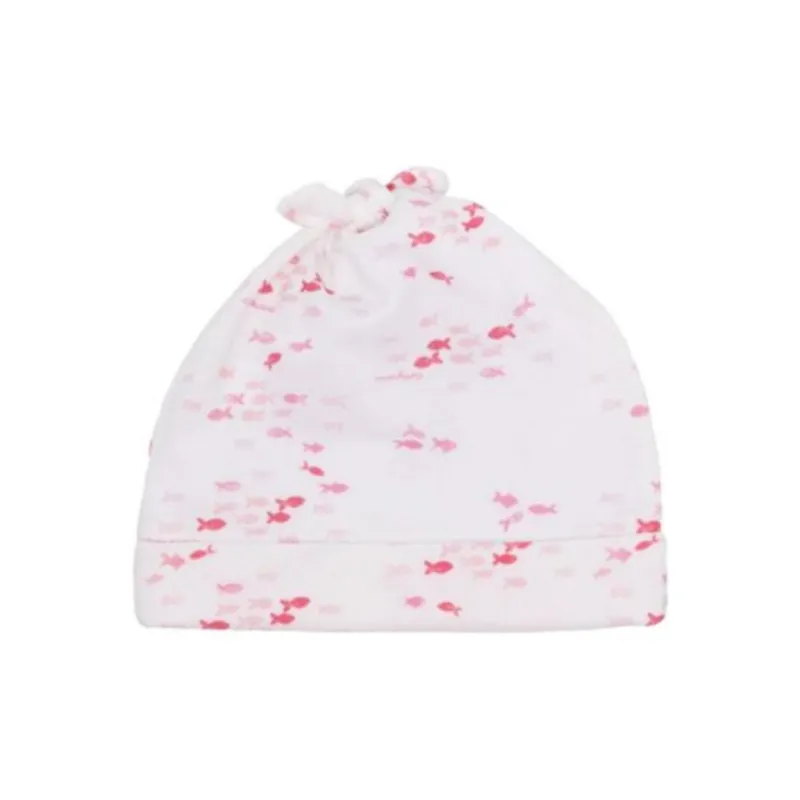 EMPORIO ARMANI Cotton Fabric Hats & Caps Kids' Blush Pink-0