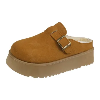Qiao Anju Home Slippers Brown Beige