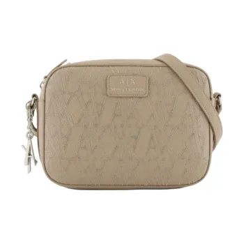 ARMANI EXCHANGEAE Polyurethane Messenger Bag Crossbody Bag Shoulder Bag Women's Greige