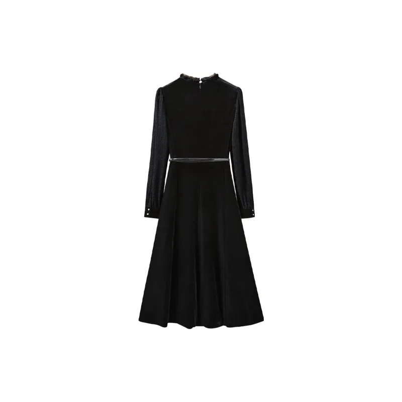 TOUCH Long Sleeved Dresses Women's Black-1