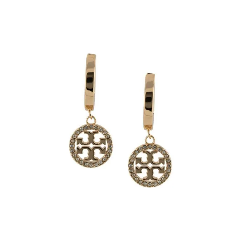 TORY BURCH Miller Logo Charm Earrings-1