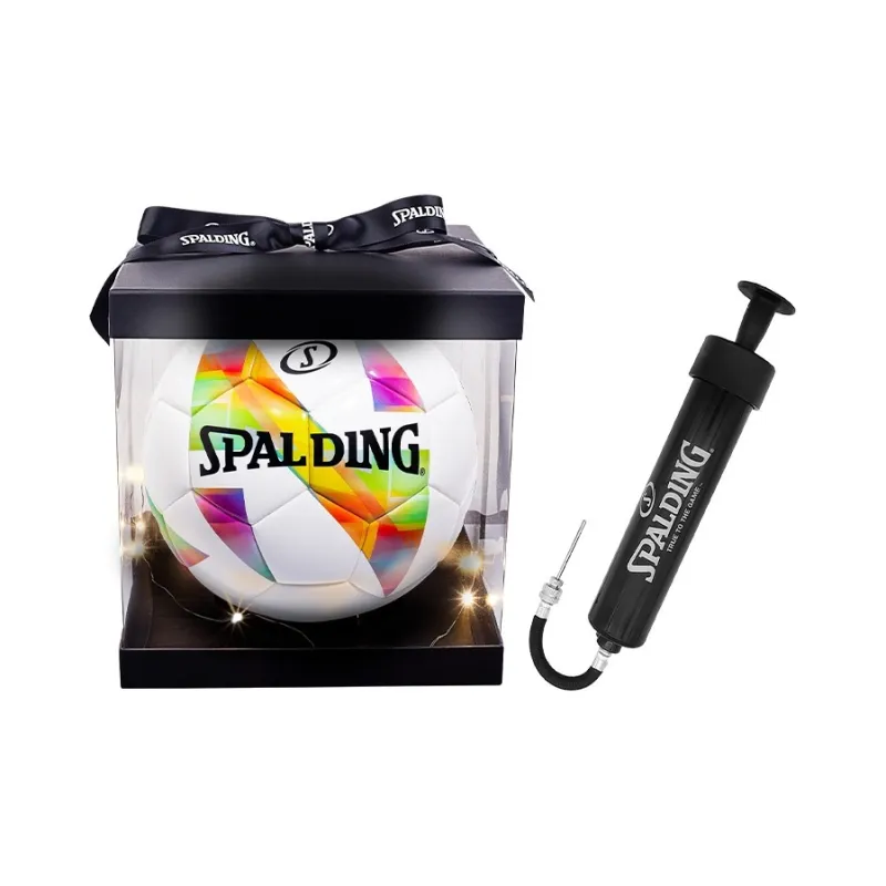 SPALDING Size 5 Soccer PU Seamless Thermal bonding Unisex White-1