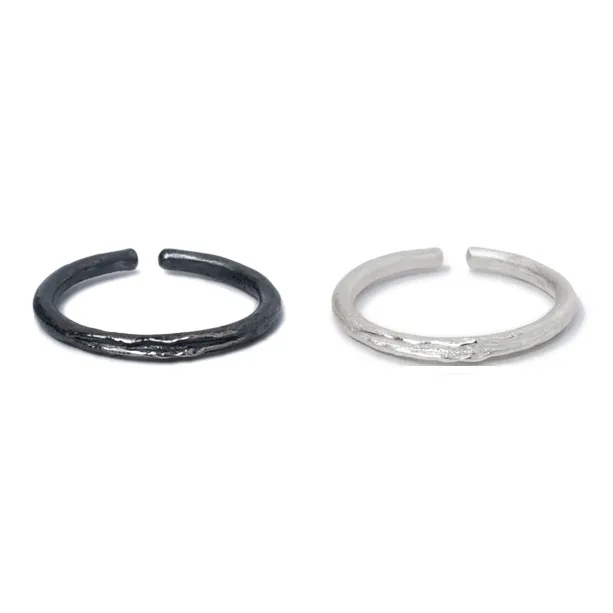 M.Wong 925 Sterling Silver Glimmer Ring Unisex-8