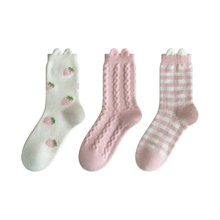 Moremoli Mid Calf Socks Women's 3 Pack-1