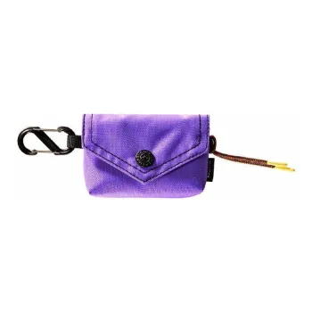 GAGA EQUIPMENT Nylon Fabric Envelope Bag Card Holder Mini Unisex Purple