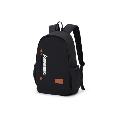Kawasaki Fabric Backpack Laptop Bag Regular Unisex Ecru/Black