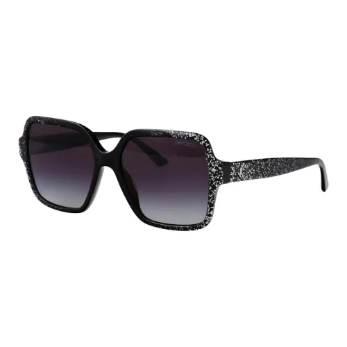 Jimmy Choo Acetate Irregular Shape Sunglasses Unisex Tortoiseshell