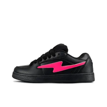 LuzaoT SUPER DRAG Puffy Shoes Anti Slip Wear Resistant Low Top Skateboard Shoes Women's Lightning Powder