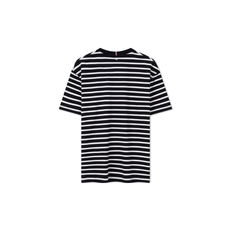 Tommy Hilfiger Logo embroidered Cotton T shirt-1