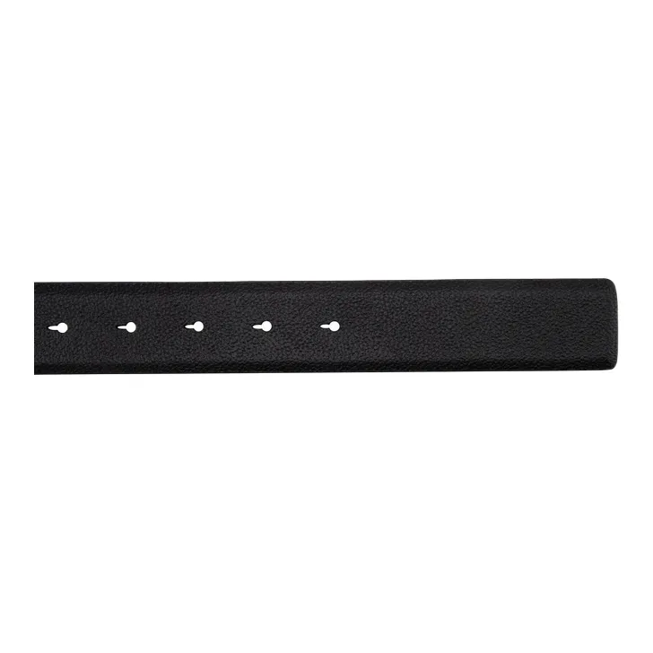 CALVIN KLEIN Cow Leather Leather Belts Men's Space Black/Earth Brown 3.5cm-3