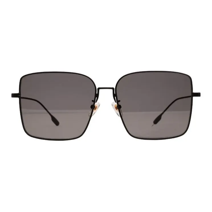 LAPIZ SENSIBLE. Stainless Steel Β Titanium Square Sunglasses Unisex Gunmetal-1