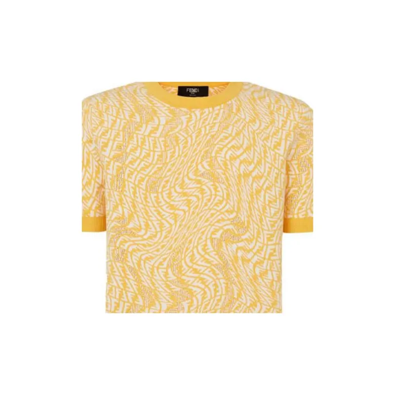 FENDI Sweaters Men Yellow-3