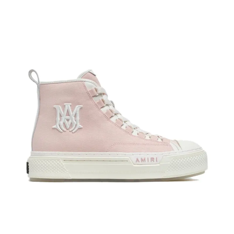 AMIRI Ma Court Hi High Top Skateboard Shoes Women's Pink-1