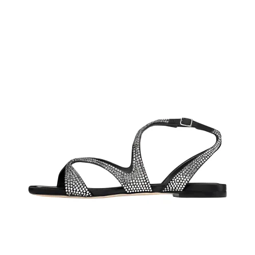 Jimmy Choo Ayla Strap Sandals Women's Silver