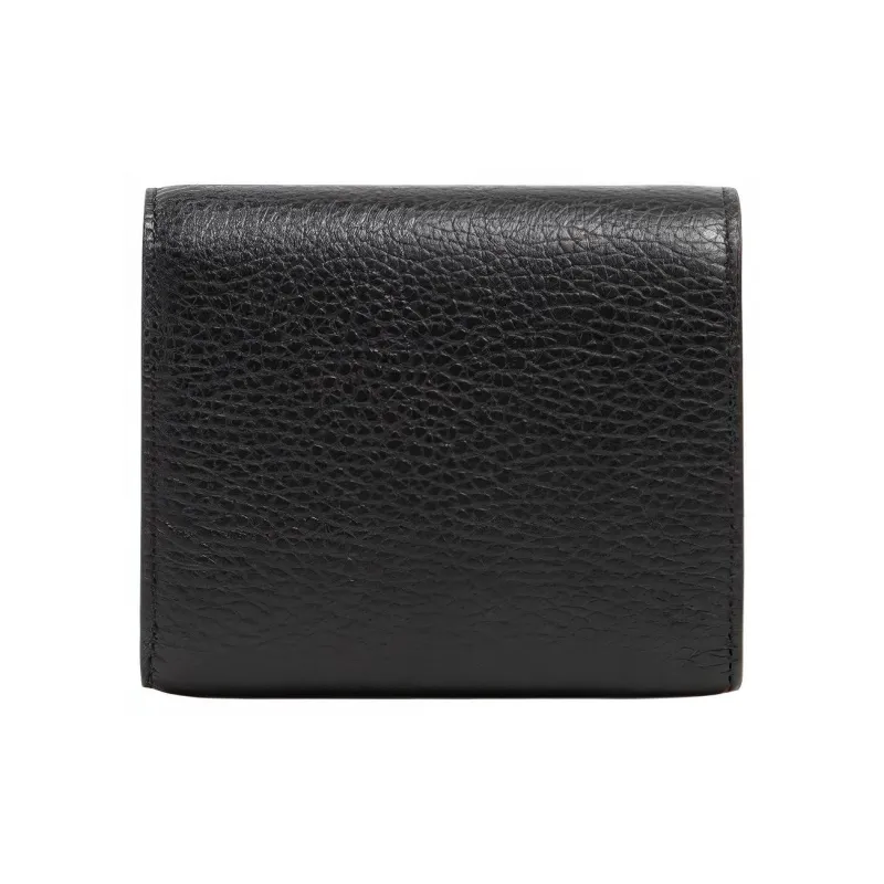 GUCCI Genuine Leather Wallet Women's Black-1