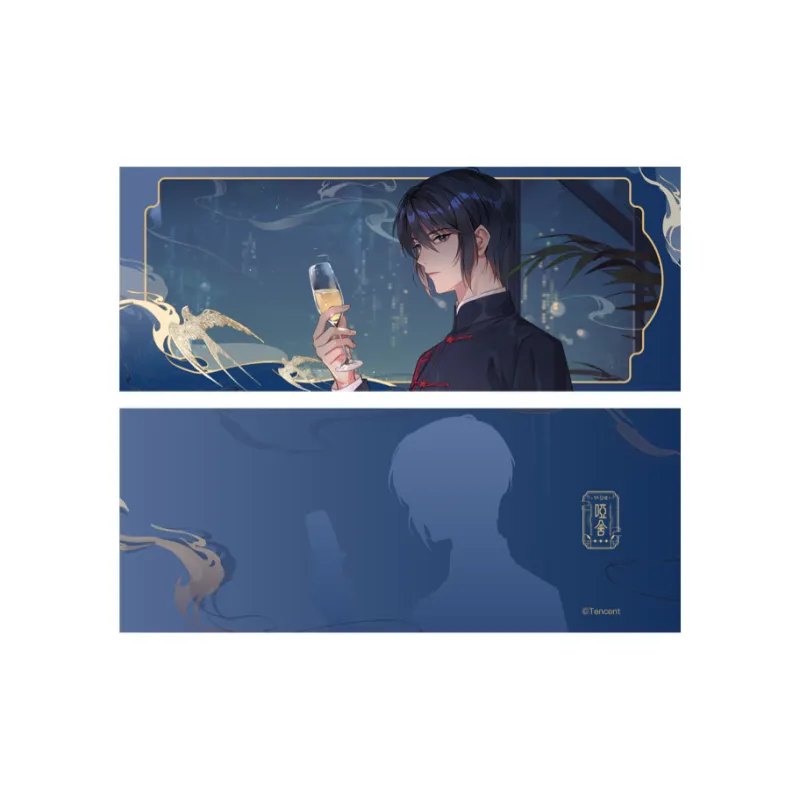 TENGXUNSHIPINCAOCHANGDI Dumb House Collectible Standee/Laser Ticket Acrylic Stands-4