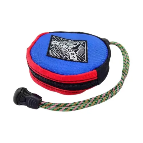 GAGA EQUIPMENT Canvas Key Pouch Mini Unisex Red Blue