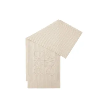 LOEWE Anagram Embroidered Scarf