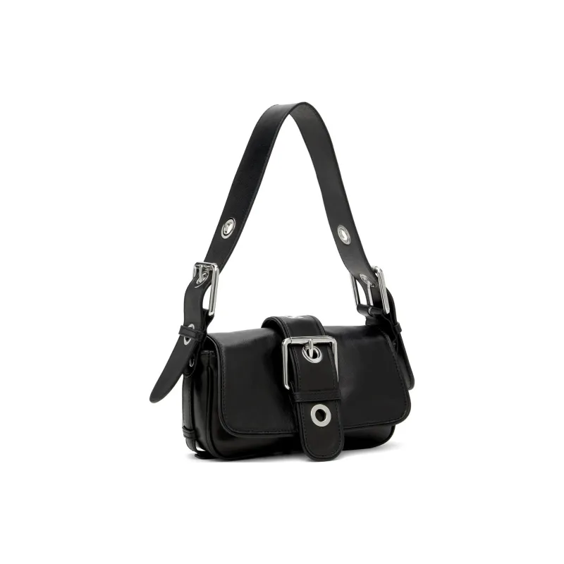 By Far Eloise Leather Shoulder Bag-3