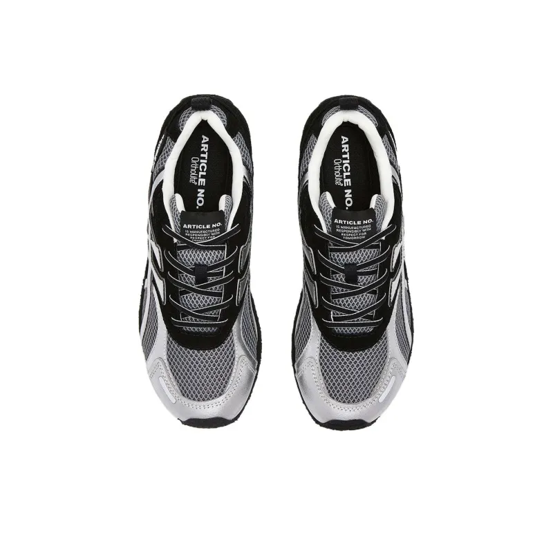 ARTICLE NO. Slip Resistant And Breathable Low Top Running Shoes Unisex Black Silver-2