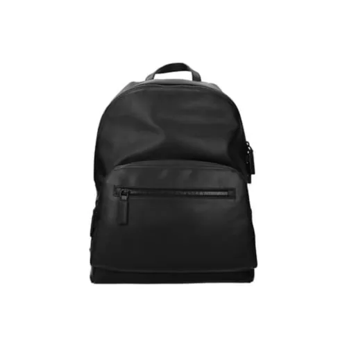 PRADA Leather Backpack Men's Black