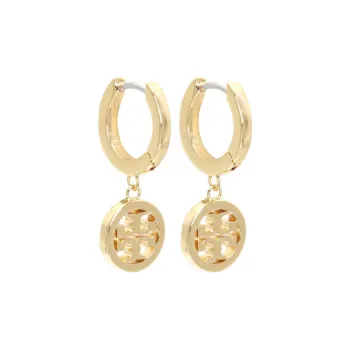 TORY BURCH Miller Logo Charm Earrings