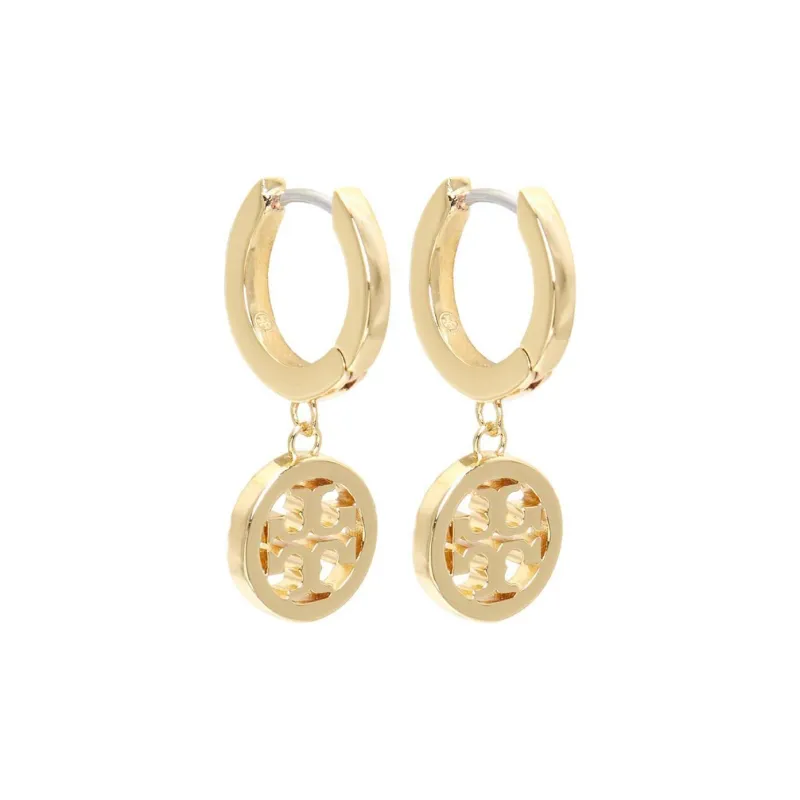 TORY BURCH Miller Logo Charm Earrings-0