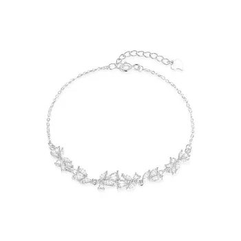JOLLY NOTE Sterling Silver Bracelets Women's Good Luck