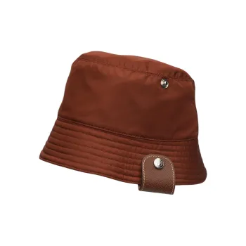 LONGCHAMP Polyester Bucket Hats Women's Chestnut