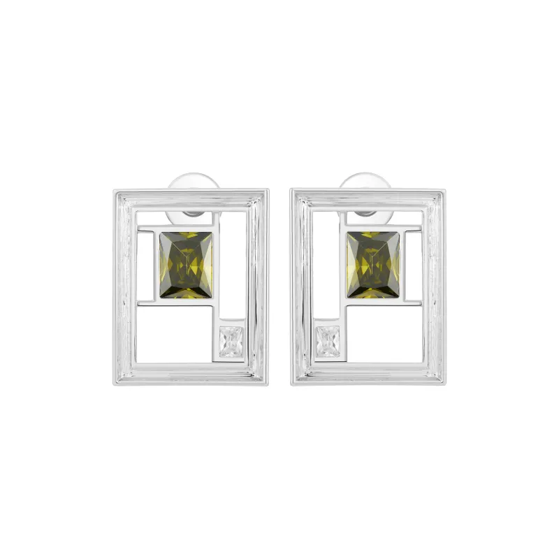 ACC SPACE 18K Gold Plated Copper Earrings Unisex-6