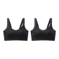 [2 Pack]Black+Black