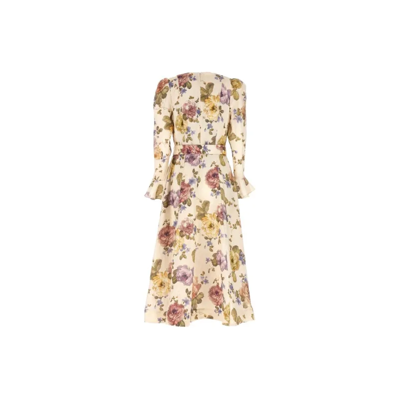Zimmermann FW23 Long Sleeved Dresses Women's White-1