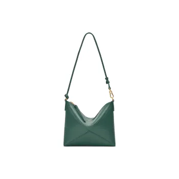 LOEWE Puzzle Fold Shiny Nappa Calfskin Handbag Shoulder Bag Regular Women's Cardamom Green