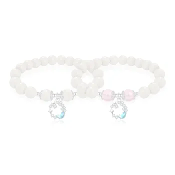Thuban Ark White Jade Bodhi Bracelets Unisex