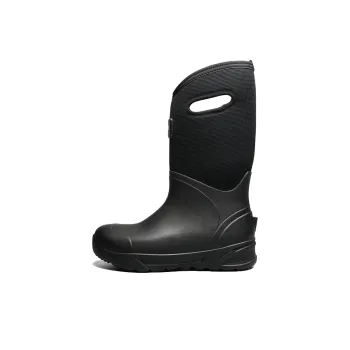 BOGS Wear-Resistant Slip-Resistant Rain Boots Men's Black